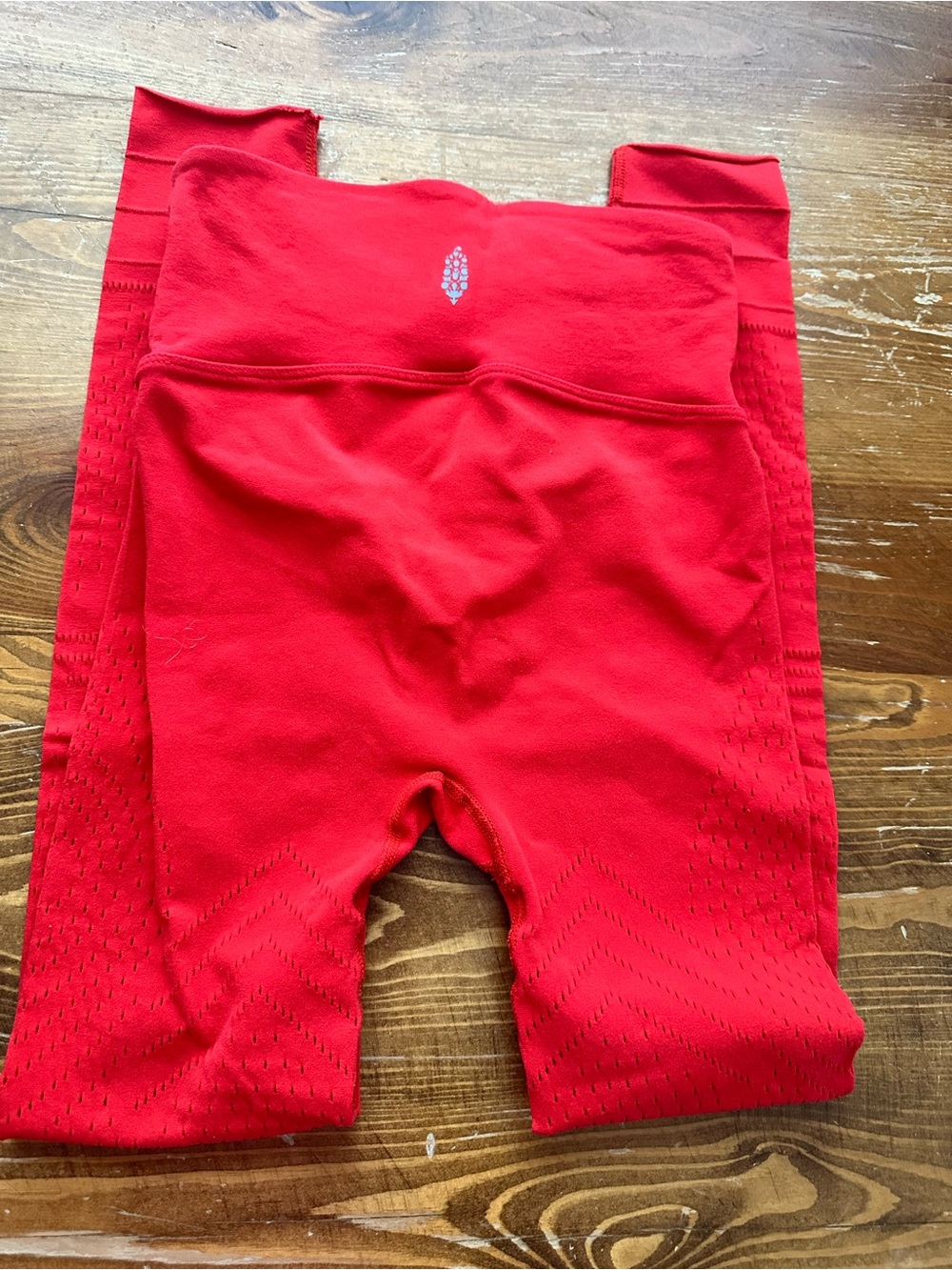 FP Movement by Free People Red Seamless High-Waist Leggings Size S